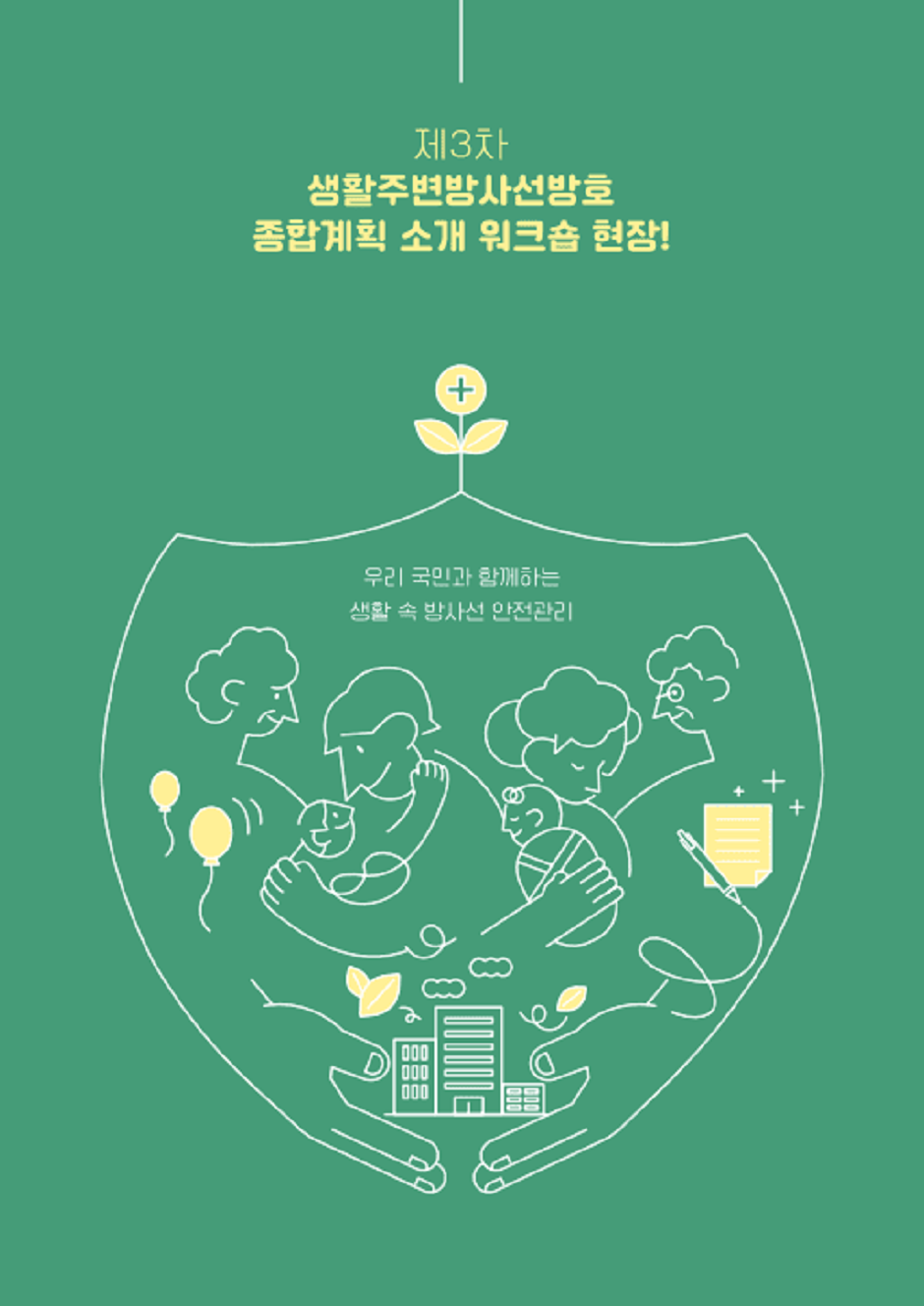 제3차 생활주변방사선방호 종합계획 소개 워크숍 현장! 읽기자료이미지
