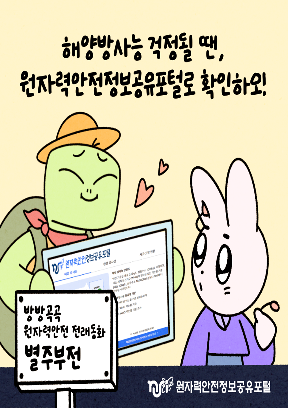 [방방곡곡 원자력안전 전래동화 2편 – 별주부전] 해양방사능이 걱정될 땐 읽기자료이미지